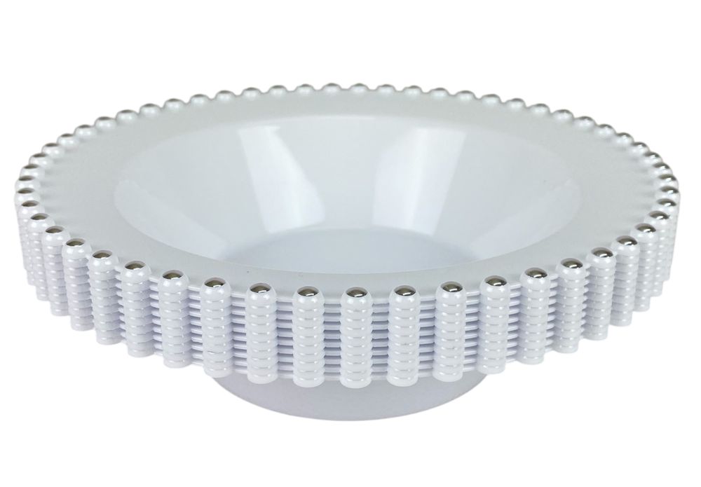 Тарілки срібні  пластикові багаторазові  18 х 18см , 10шт/уп (7500-208)