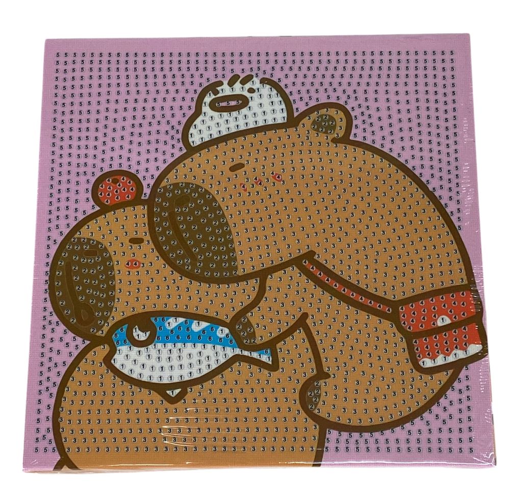 Алмазна мозаїка 20 х 20см Капібара (11116)