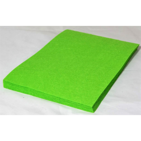 Фетр 20 * 30см 20 аркушів, 1мм, світло-зелений (7724(16))