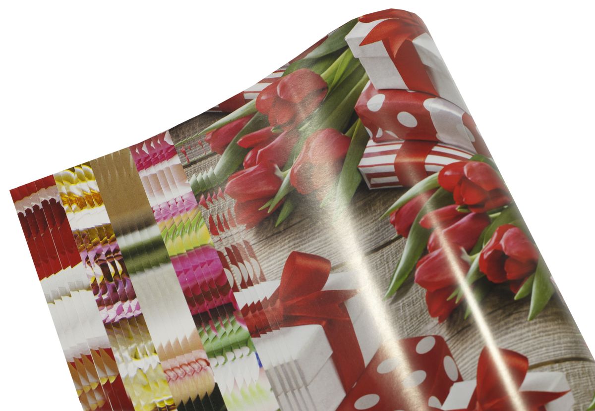 Папір пакувальний крейдований 80г 25 аркушів 100 х 70см (жіноча серія) Різнокольоровий Unison (PVM 10070-25W)