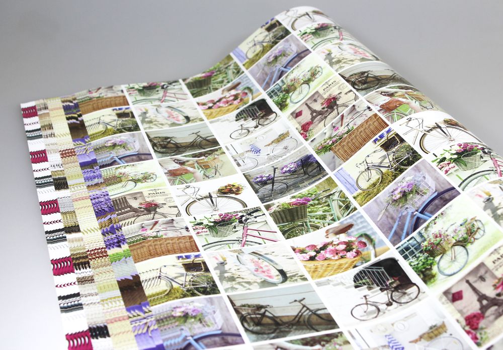 Папір пакувальний крейдований 80г 25 аркушів 100 х 70см (жіноча серія) Різнокольоровий Unison (PVM 10070-25W)