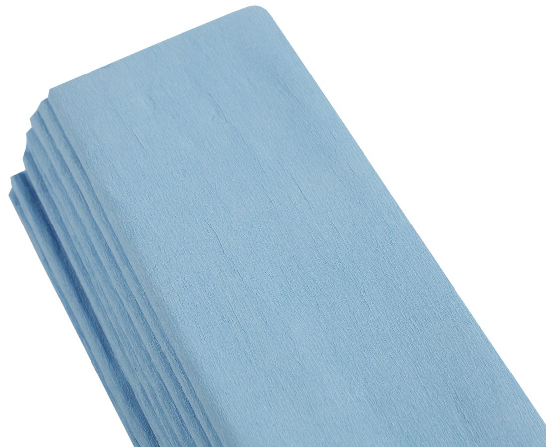 Креп-бумага 100%, 50х200см, 20г/м2 -   небесно-голубой, KR110-8023 (KR110-8023)