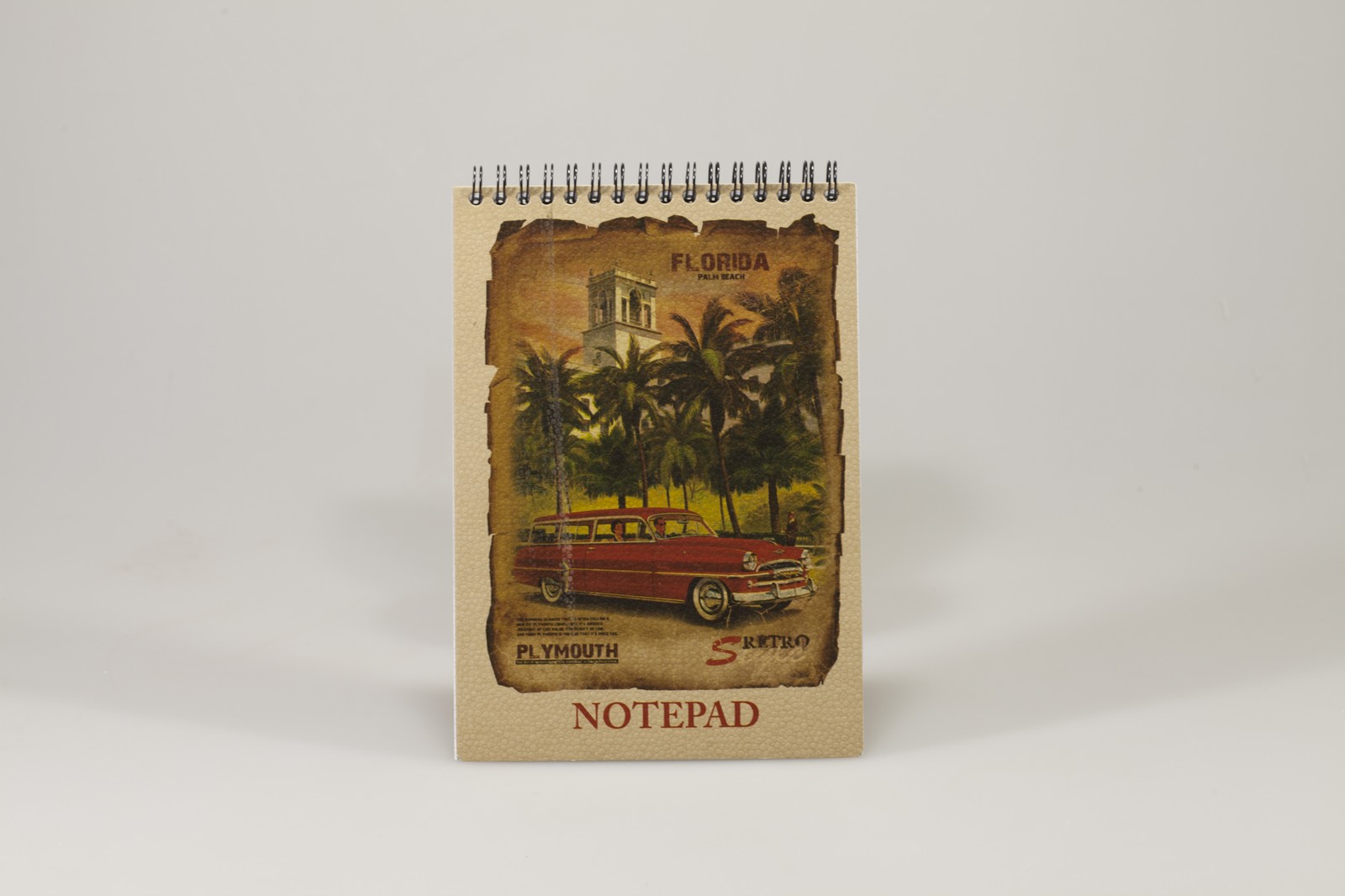 Блокнот с перфорацией  80 л А5 спираль клетка Ofort (KF5180K)