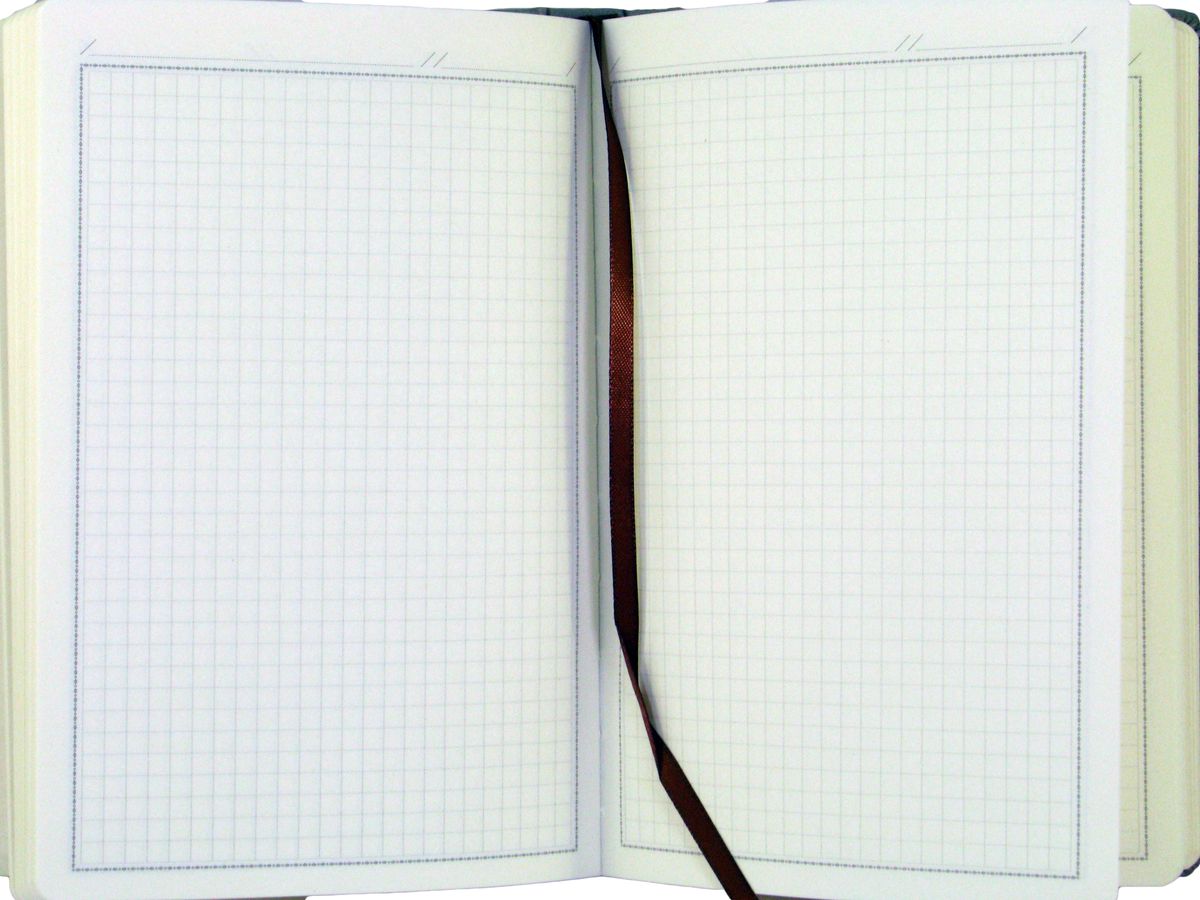 Блокнот UN-1503, клітинка А5, 164арк., синій, 14,5х21см. (Бк 706 син)