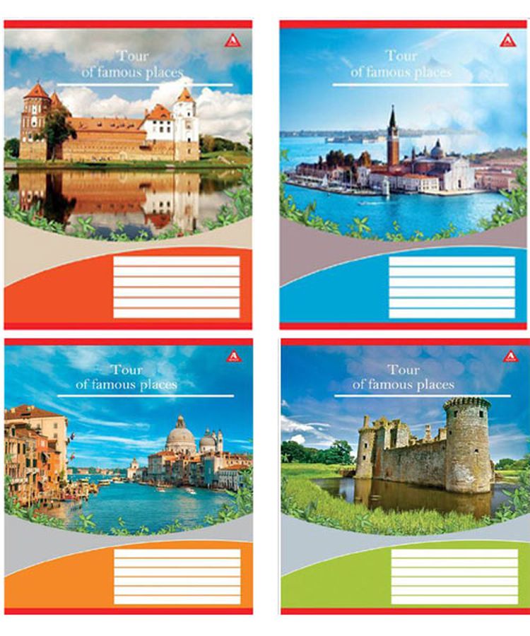 Тетрадь 60 листов в клетку Разноцветный Unison (Тр 008/959061)