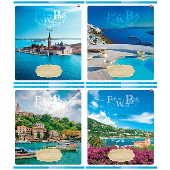 Тетрадь 60 листов в клетку Разноцветный Unison (Тр 008/959061)