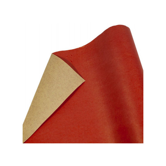 Бумага упаковочная крафт-двосторонний 0,7 х 7м Красный Unison (Пт 475.6)