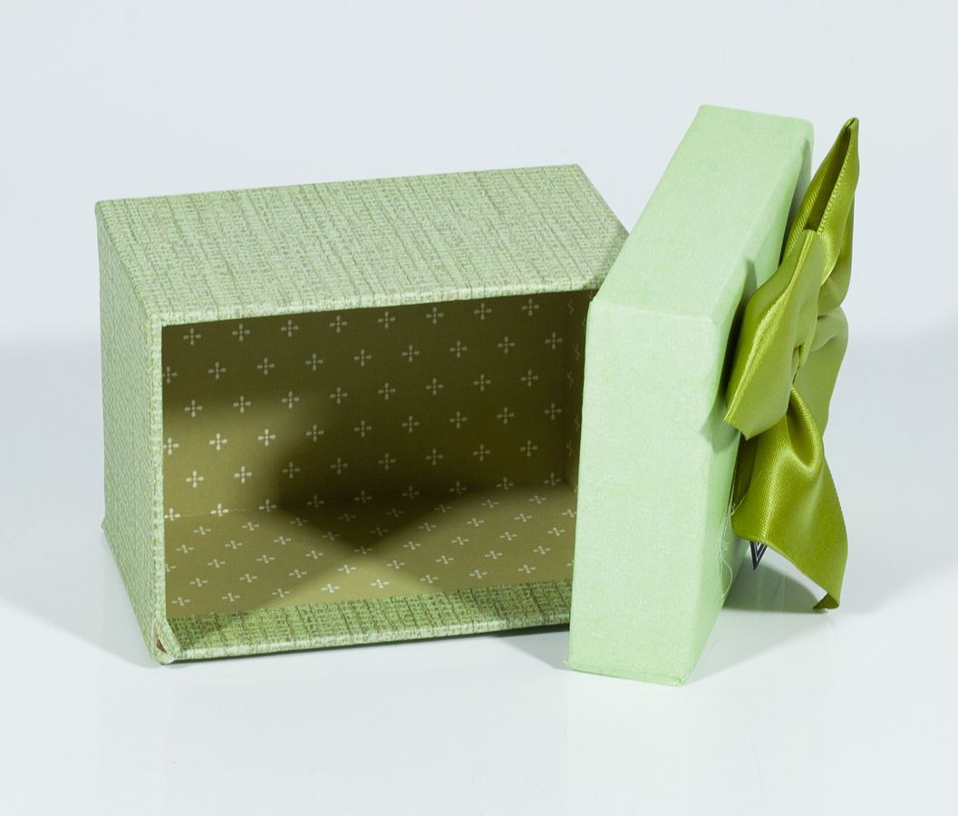 Коробка подарочная ювелирная 9,5 х 7 х 6см (6шт/уп) Зеленый Unison (D46-48)