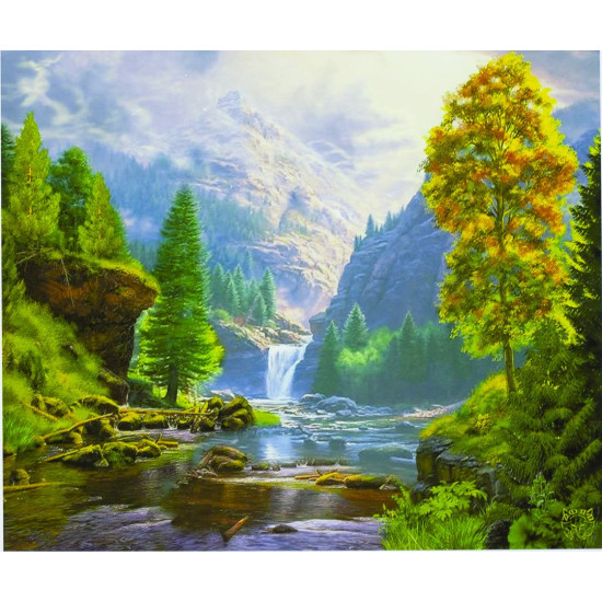 Картина по номерам 40 х 50см  "Горный пейзаж" Разноцветный Unison (3059RA_B)