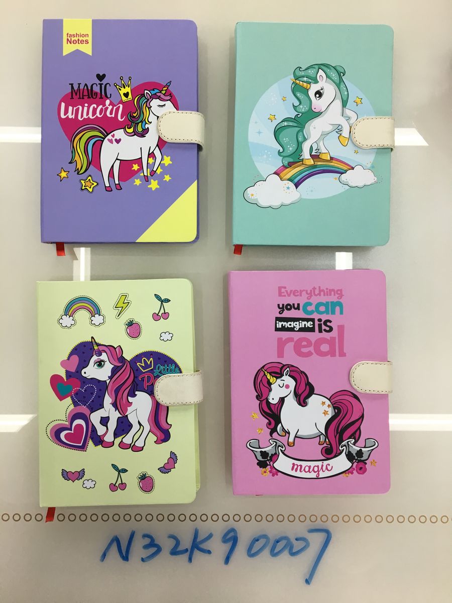 Блокнот N32K90007, 32K, 80g, магнітна застібка, 144 аркушів,  4 кольори (N32K90007)