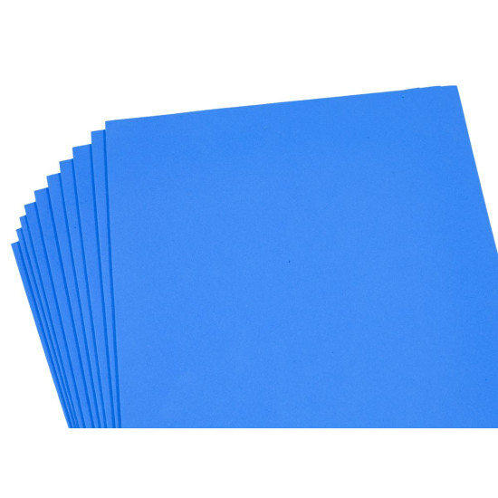 Фоаміран 20 х 30см, 2мм, 10 аркушів, блакитний Синій Unison (1908)