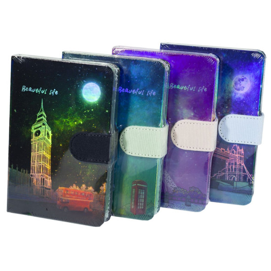 Блокн.на магн.112 л. "Ночн.город-сереб.обв."гологр.обл.,цв.край к/з_ 9 (MY-001-4)