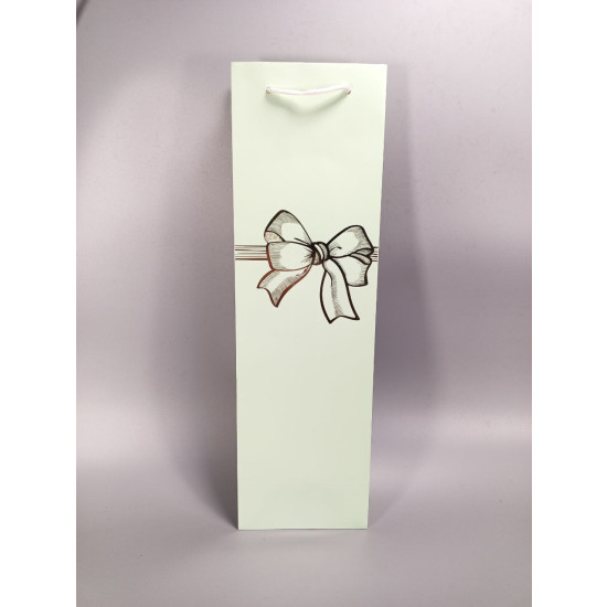 Подарочный пакет 220гр под бутылку, 12 х 40 х 9см (12шт/уп) Разноцветный Unison (PVM124009K)