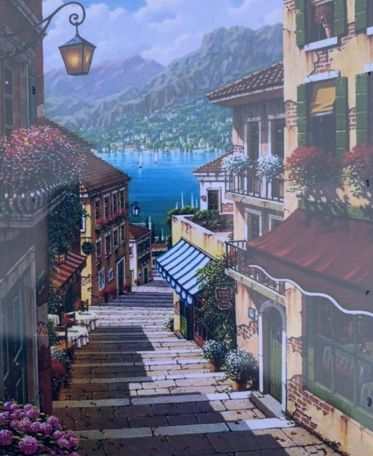 Картина по номерам 30*40см "Городские улицы" OPP (холст на раме краск. кисти. ) (157EKTL_O)