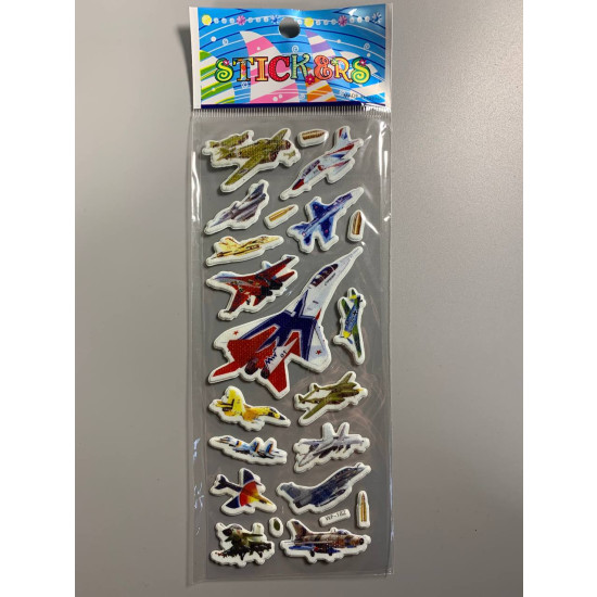 Наклейки 21 х 7см, 20шт/уп Різнокольоровий Unison (WF-182)