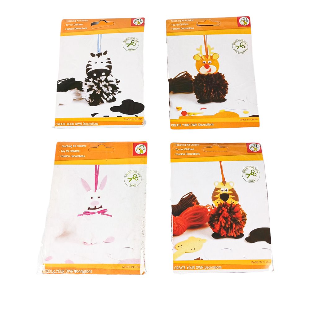 Набір творчості "Зроби звірятко з фетру та ниток" 8см Різнокольоровий Unison (1314)