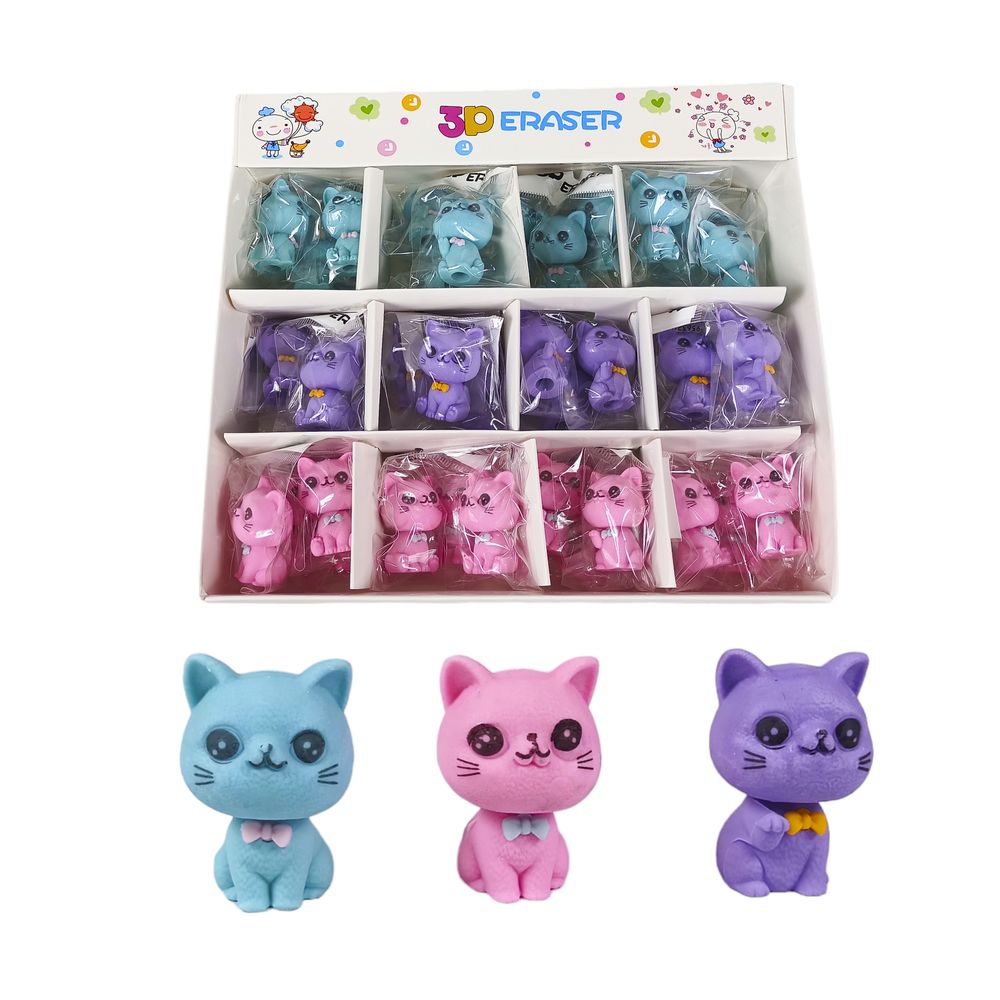 Резинка на карандаш "Котик" 3,5см Разноцветный Unison (1110)