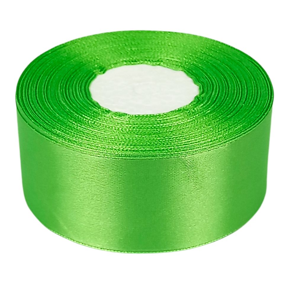 Атласная лента 4см (±5мм) x 33м Зеленый Marill (LA4033-52)