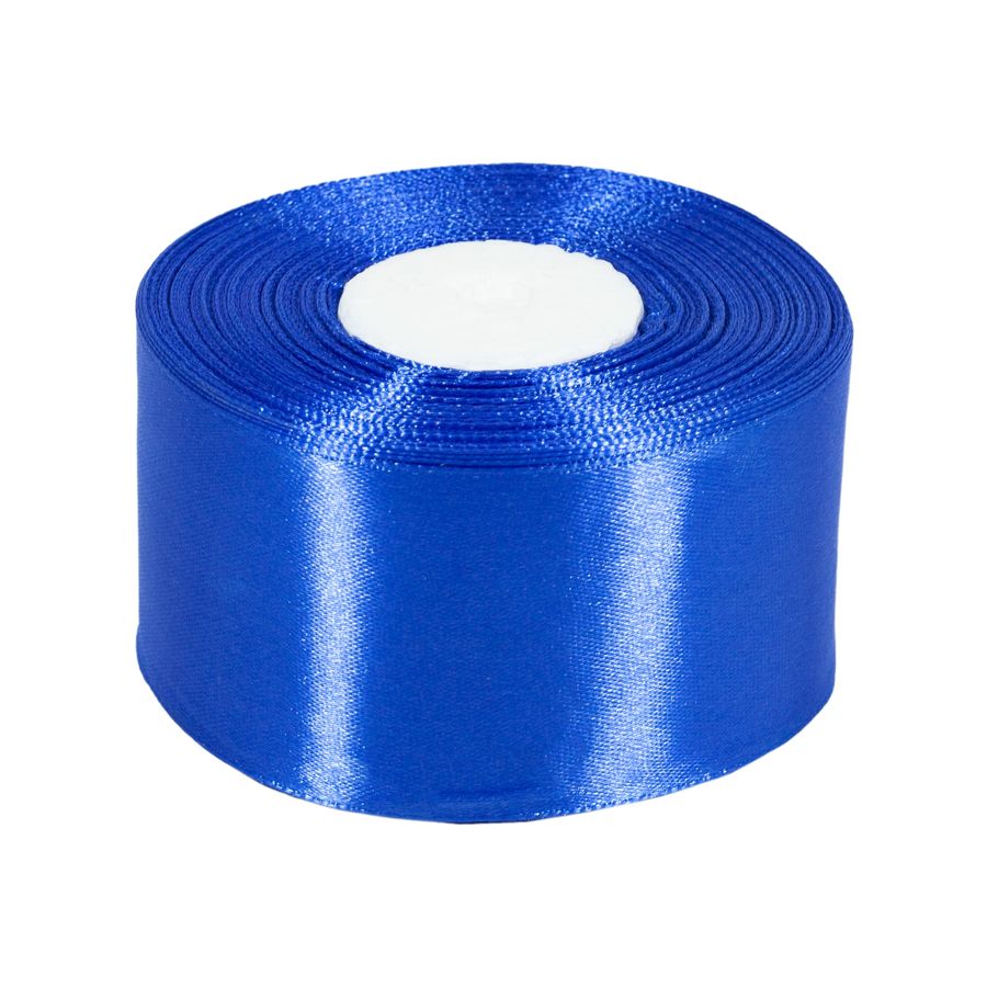 Атласная лента 4см (±5мм) x 33м Синий Unison (LA4033-40)