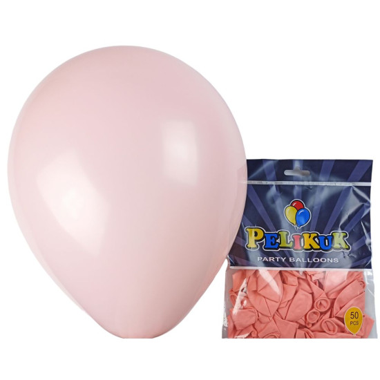 Шарики круглые Pelikuk 13' (33 см) пастель розовый абрикос, 50шт/уп Розовый Pelikuk (1350C-121)
