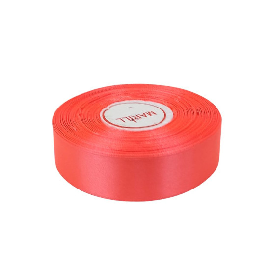 Атласная лента 2,5см x 33м Красный Marill (LA2533-23)