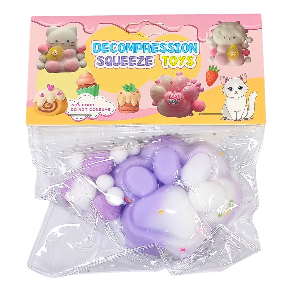 Таба сквиш антистресс  Лапка омбре (712231 lilac)