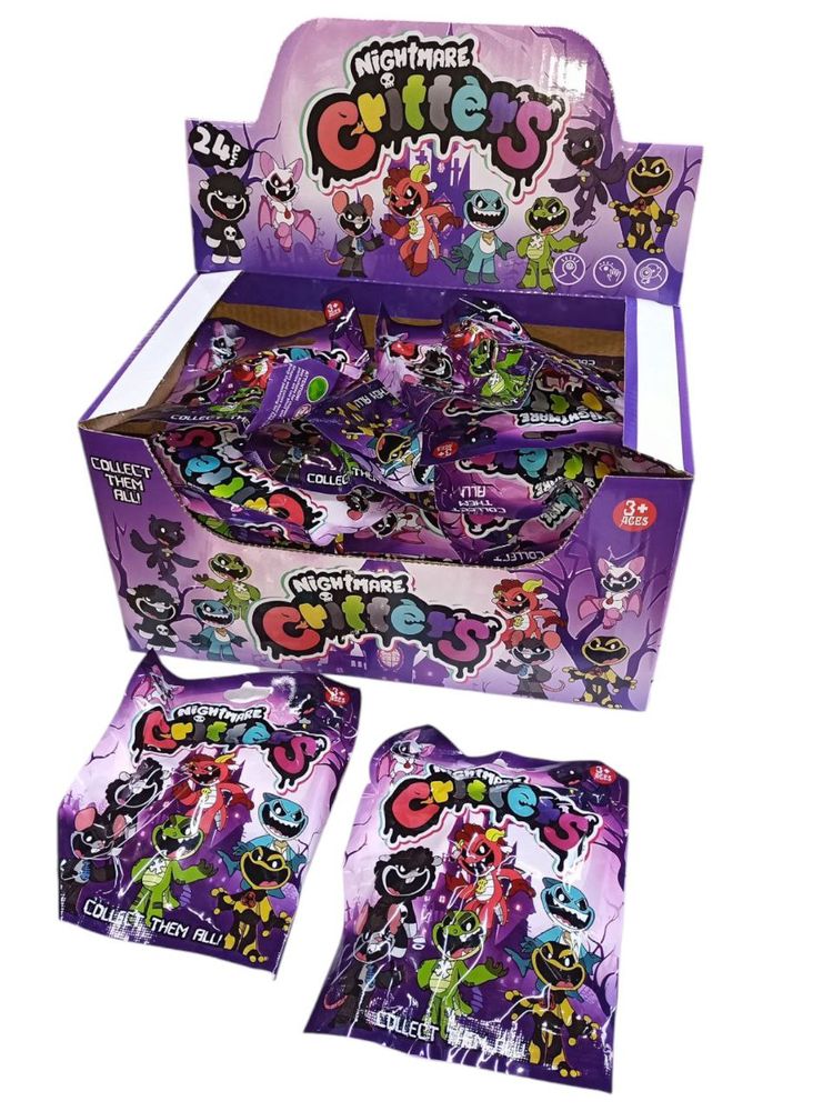 Игра Critters "Собери всех" фигурки игрушки, фигурка 5см  +3 карточки (9926)