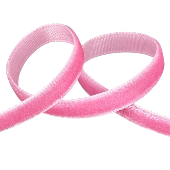 Оксамитова стрічка  0,6 см х  50 ярдів Рожевий Marill (D00806- C 08)