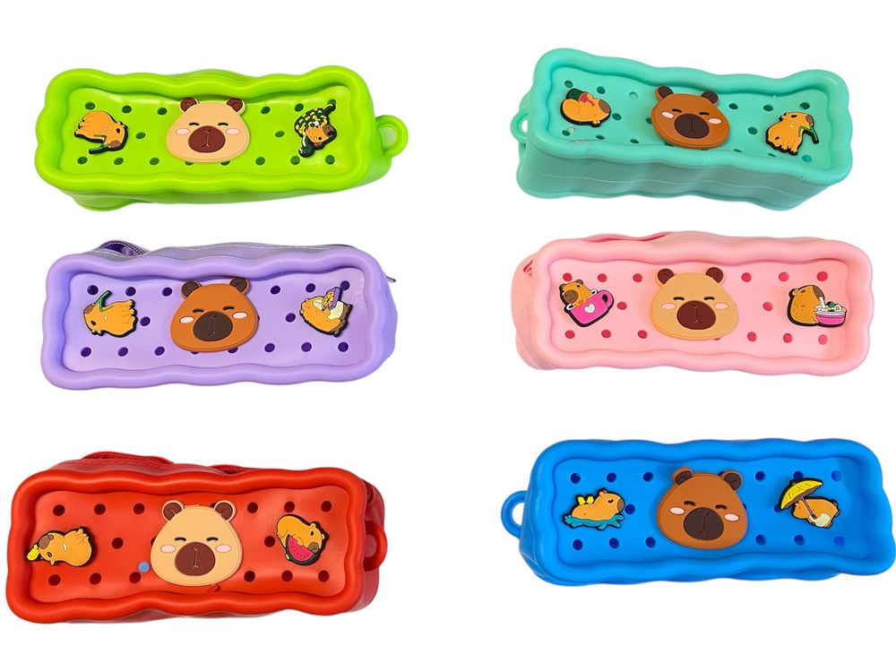 Пенал силиконовый "Капибара" 19 х 7см (8743)