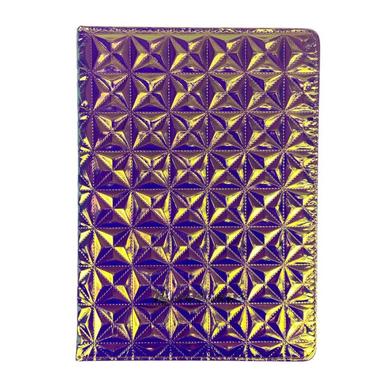 Дневник кож/зам 24 х 17,5см 3 D ромбы (0025-11)