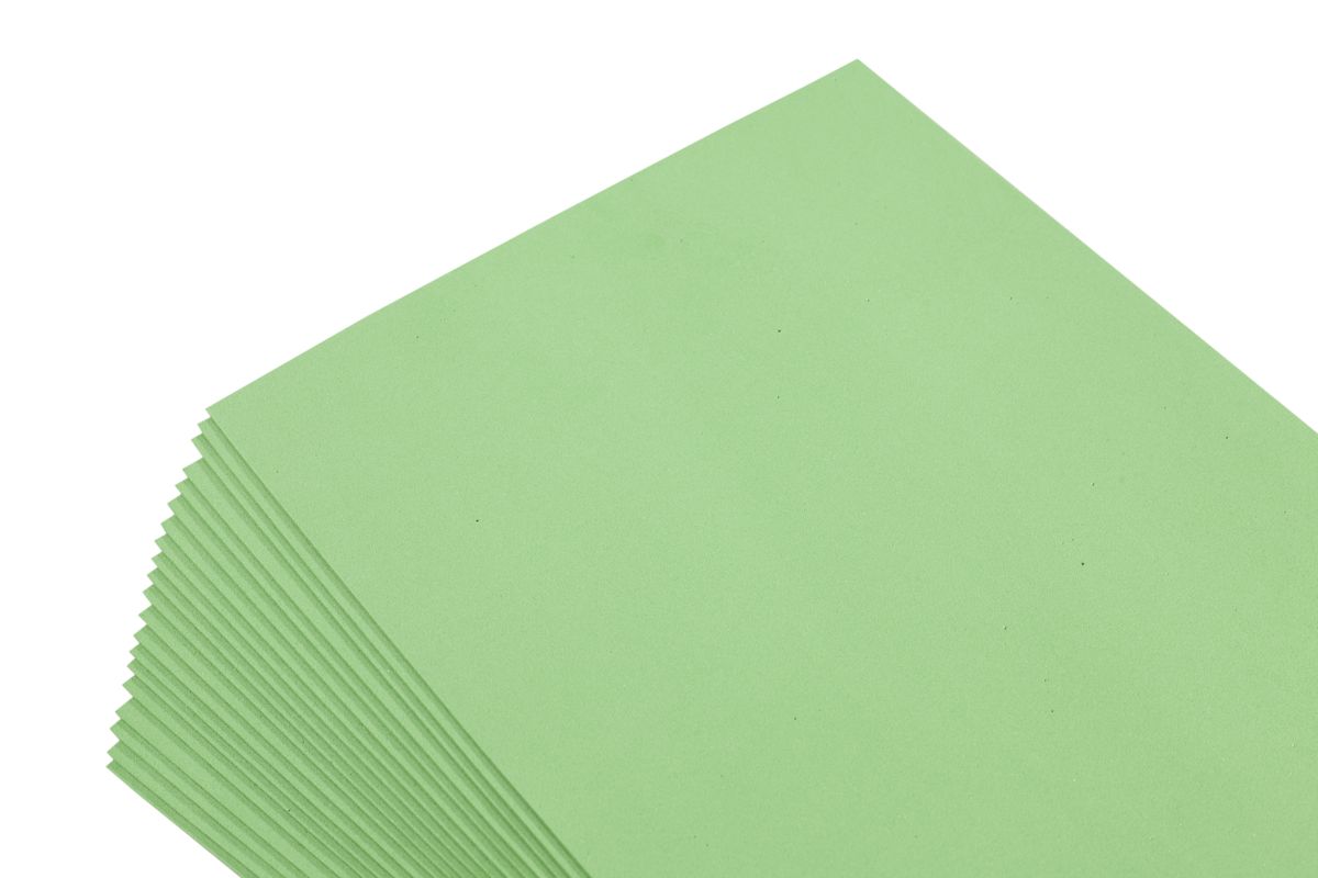 Фоамиран 1,0мм зеленый -20листов, 7747 Зеленый Unison (7747)