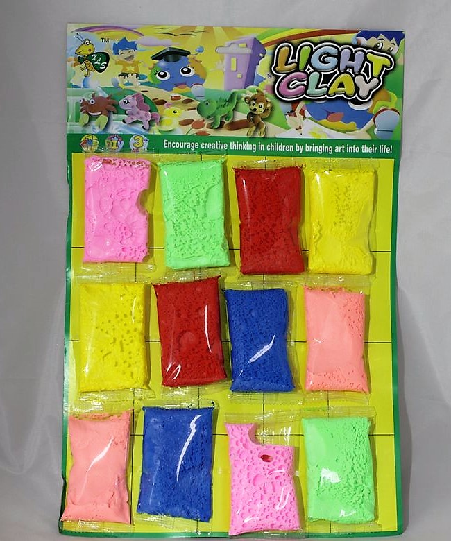 Моделін на планшеті, 20 грам в пачці (12 шт 29 * 43см) (8072)