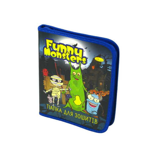 Папка для тетрадей на змейке В5 для мальчиков Разноцветный Апельсин (ПШ-01)