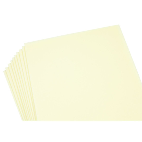 Фоаміран перламутровий  2мм,  10 аркушів 20х30 - білий (8987)