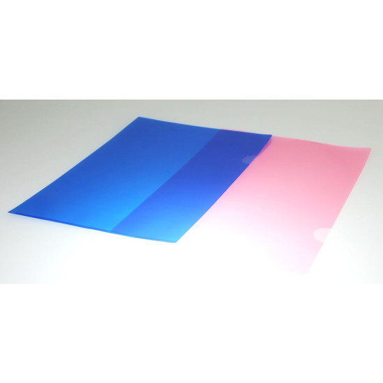 Папка пластиковая "уголок" с карманом Разноцветный Unicorn (JS 310)