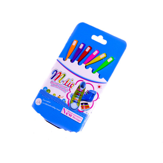 Силиконовые шнурки, 6шт/уп,  Unison,  D1908-5 (Шн 002)