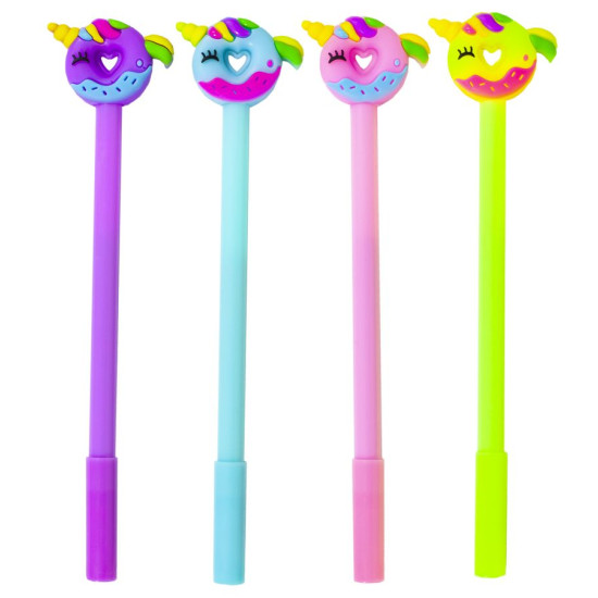 Ручка шар."Единорог - пончик неон", 11068-BP (11068-BP)