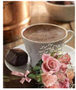 Картина за номерами "Кава і троянди" 40 * 50см, крас.-акрил, кисть-3шт. (9467)