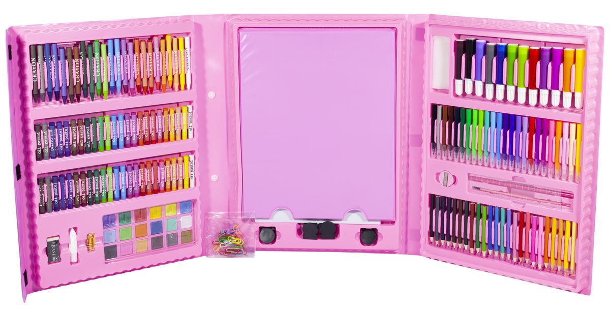 Набор для рисования 208 предметов (ДЕФЕКТ УПАКОВКИ) Unison (Нт 233)