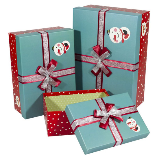 Коробки подарочные прямоугольные, в наборе -3шт., Unison, 10241-11 (10241-11)