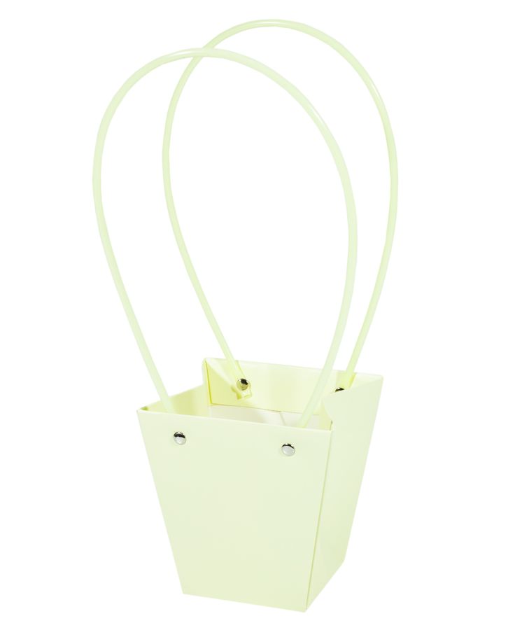 Подарункові пакети-сумки, ручка пластик, 8х12.5х7см, Cream (BCD081207 - Cream)