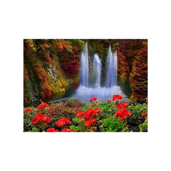 Картина по номерам "Водопад" 40*50см,крас.-акрил,кисть-3шт. (RA3796)