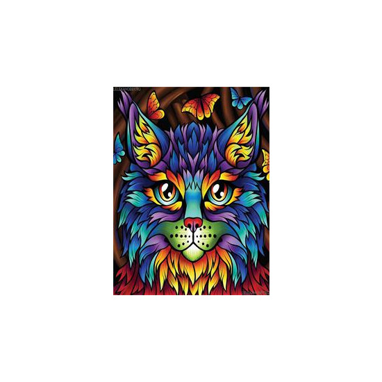 Картина за номерами "Кіт" 40 * 50см, крас.-акрил, кисть-3шт. (RA30492)