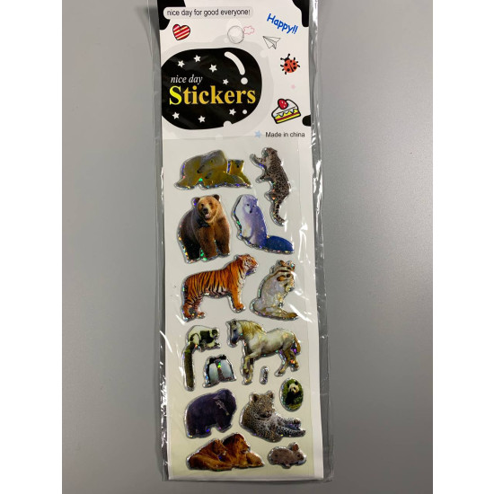 Наліпки 25 х 8см, 20шт/уп Різнокольоровий Unison (XT-001)