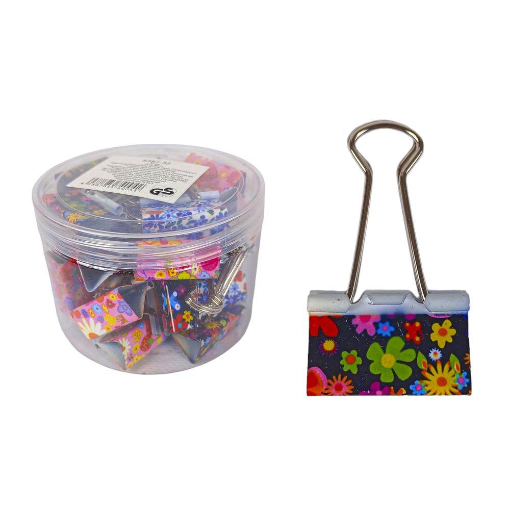 Биндер 25мм "Цветы" Разноцветный Unison (5387-25)