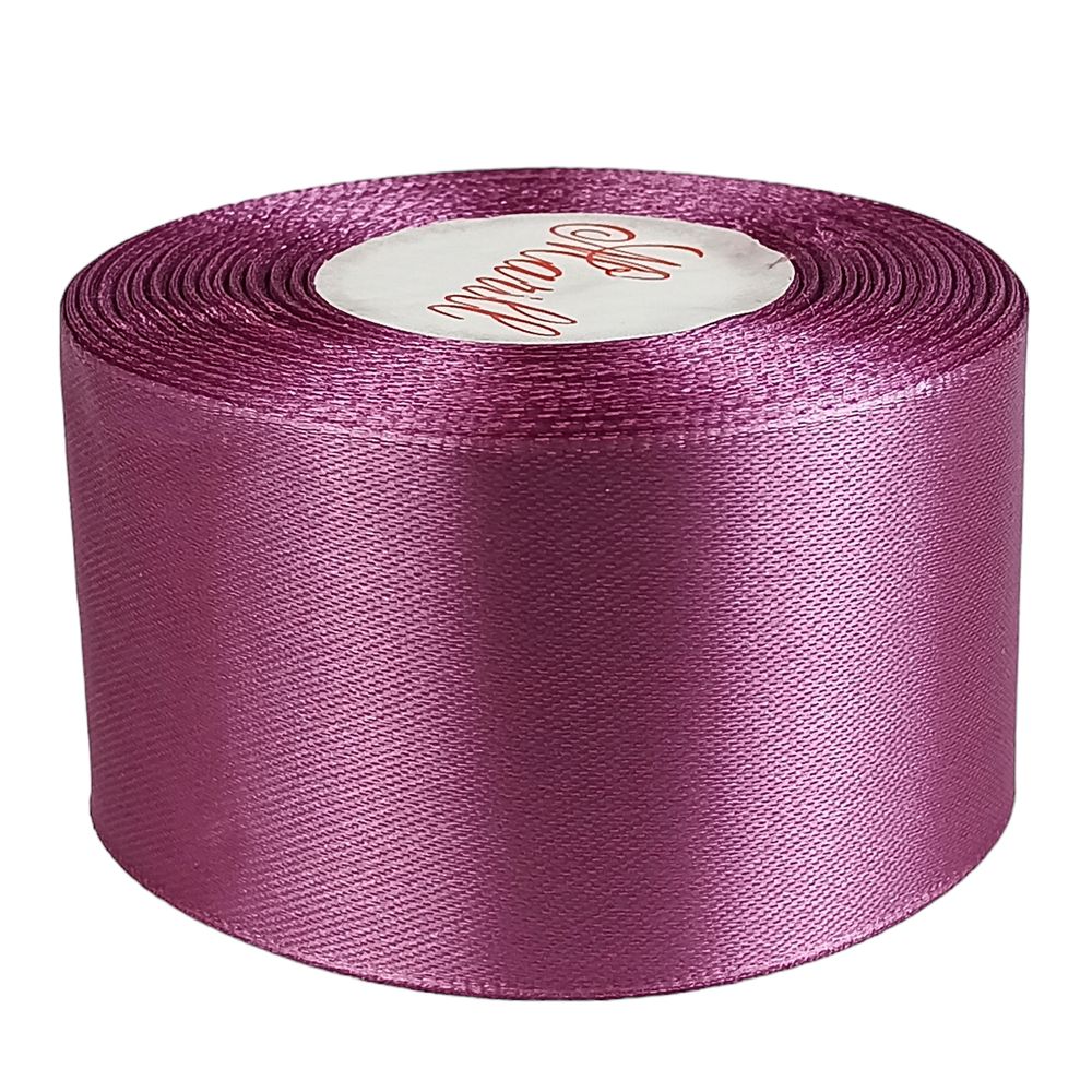 Атласная лента 4см (±5мм) x 33м Фиолетовый Unison (LA4033-107)