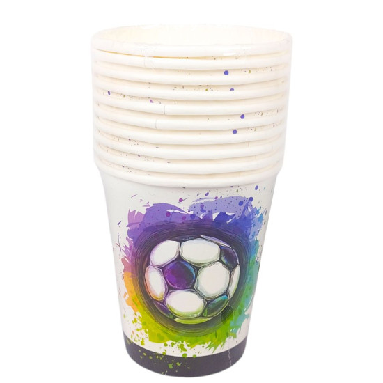 Стаканчики  картонні   10 штук, 250мл, 228гр (10414)