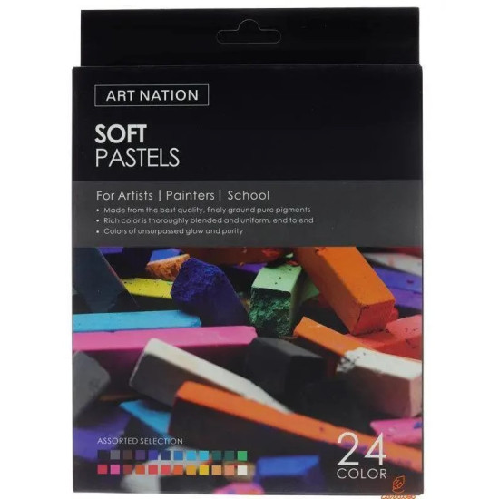 Мягкая пастель Art Nation 24 цвета (2410BCSOP)