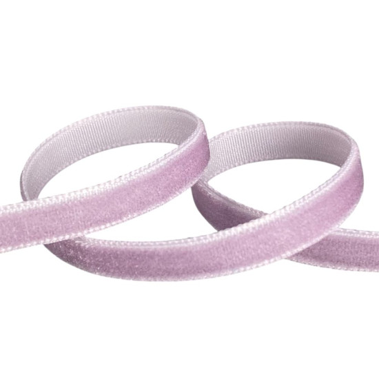 Оксамитова стрічка  0,6 см х 50 ярдів Рожевий Marill (D00806- C 38)