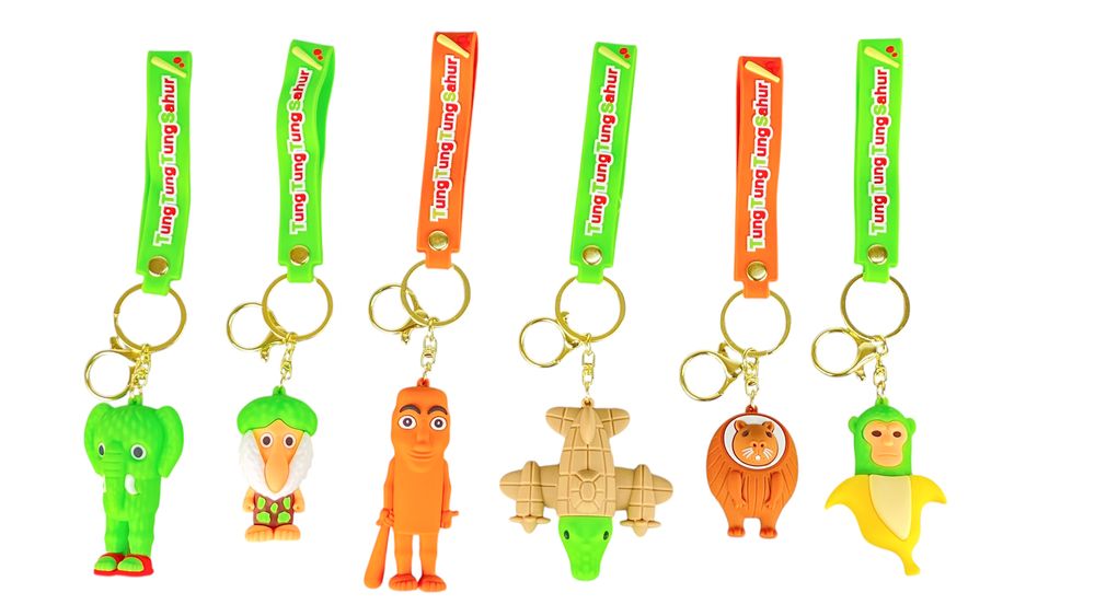 Брелок Итальянские Мемы Разноцветный Без бренда (KT-16)